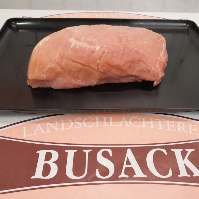 Schweineschnitzel in Scheiben