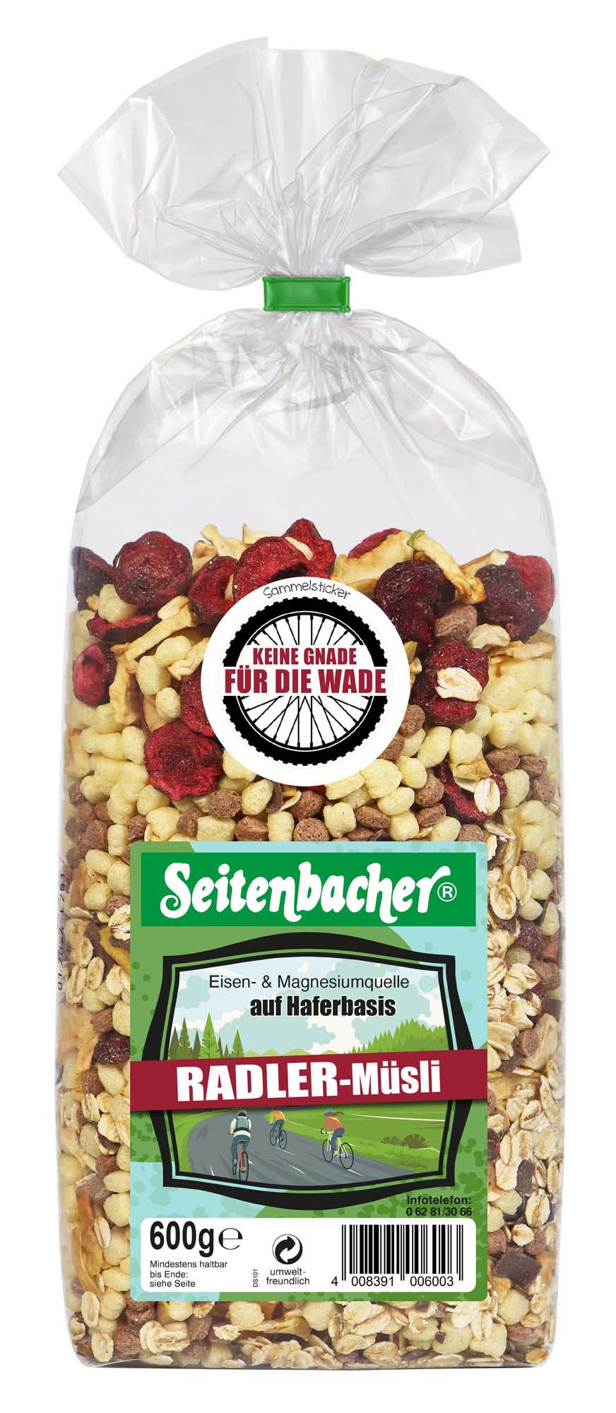 Seitenbacher Radler-Müsli 600g