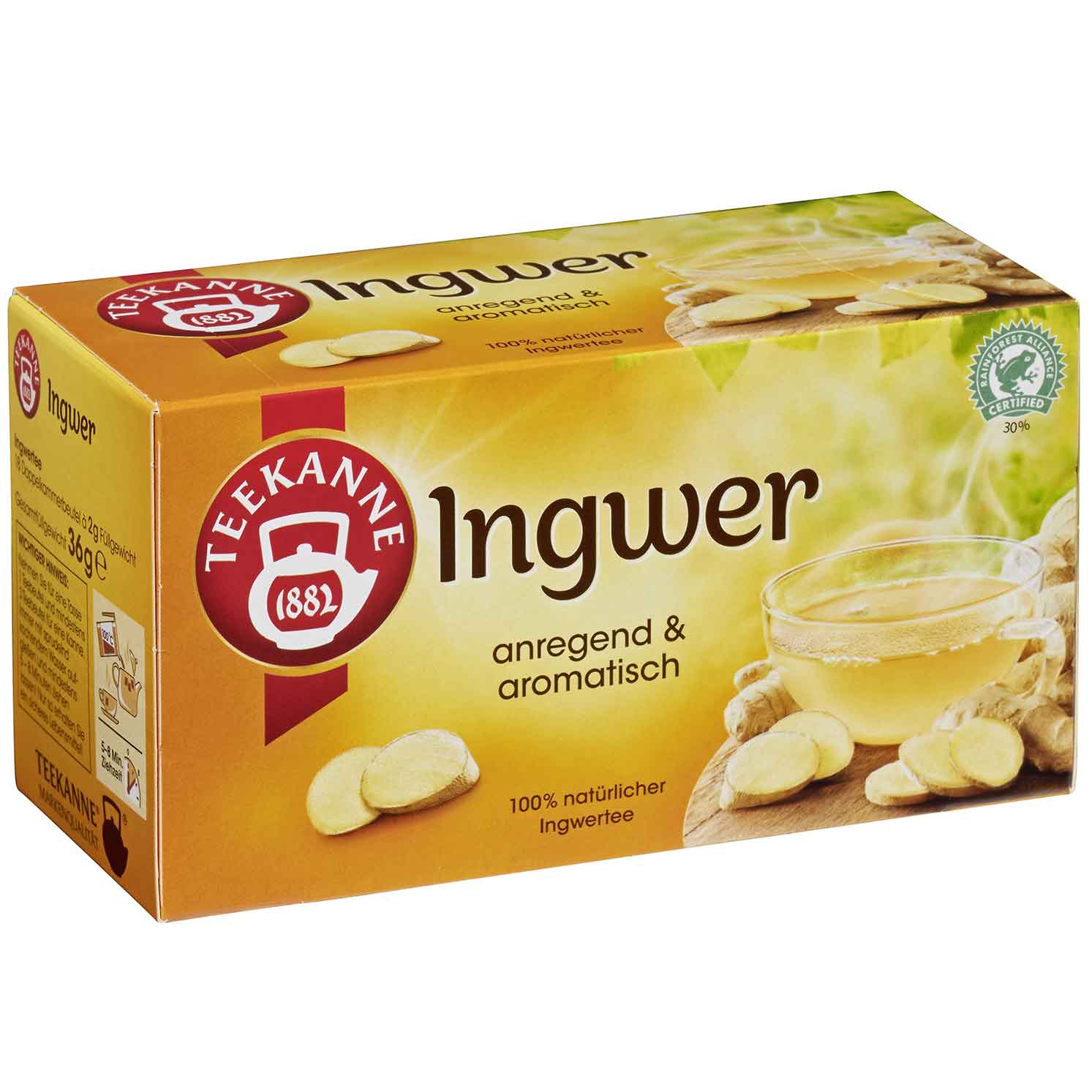 Teekanne Ingwer 18St 35g