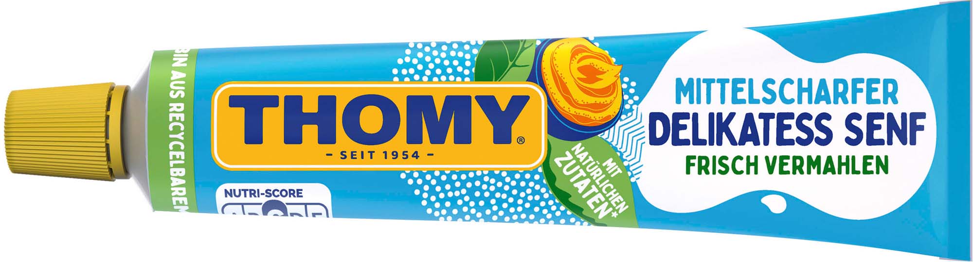 Thomy Delikatess Senf mittelscharf Tube 200ml