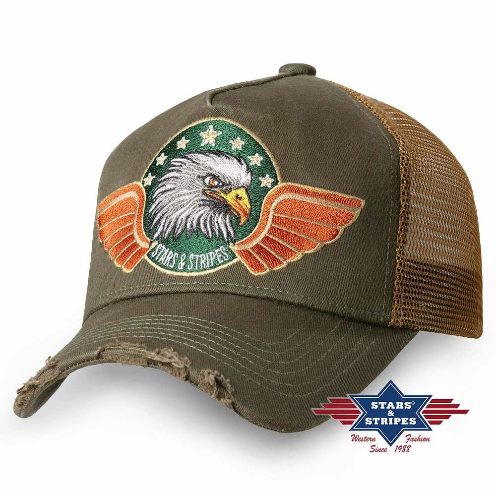 Western Trucker Cap Eagle“, Baseball Cap Kappe Mütze“