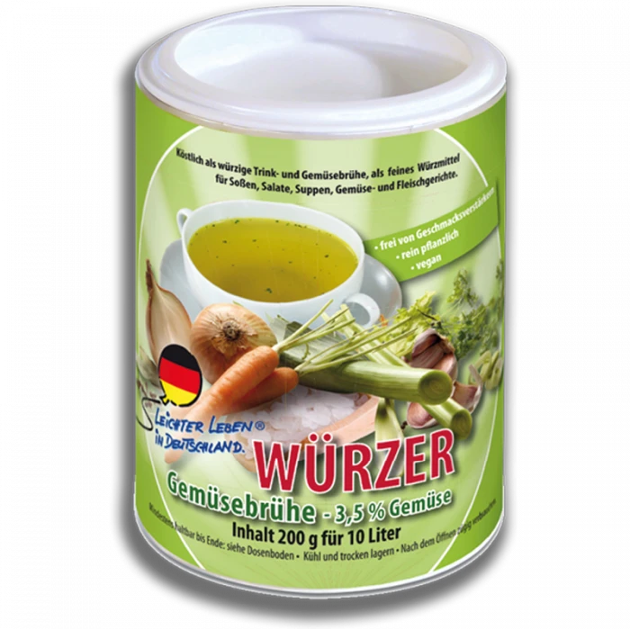 Würzer | Gemüsebrühe ohne Geschmacksverstärker